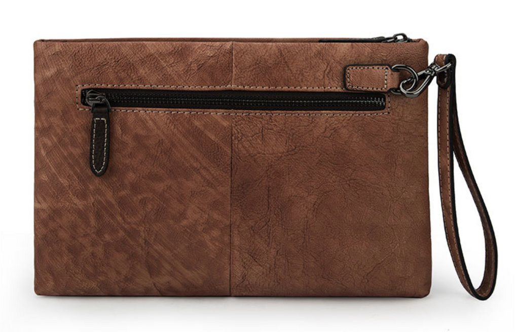 Ví Cầm Tay CLUTCH Nam Da Bò VEG Patina Nhập Khẩu CLH154