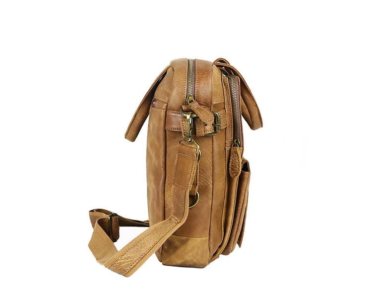 Túi da bò thật đựng laptop phong cách doanh nhân RETRO SBM157