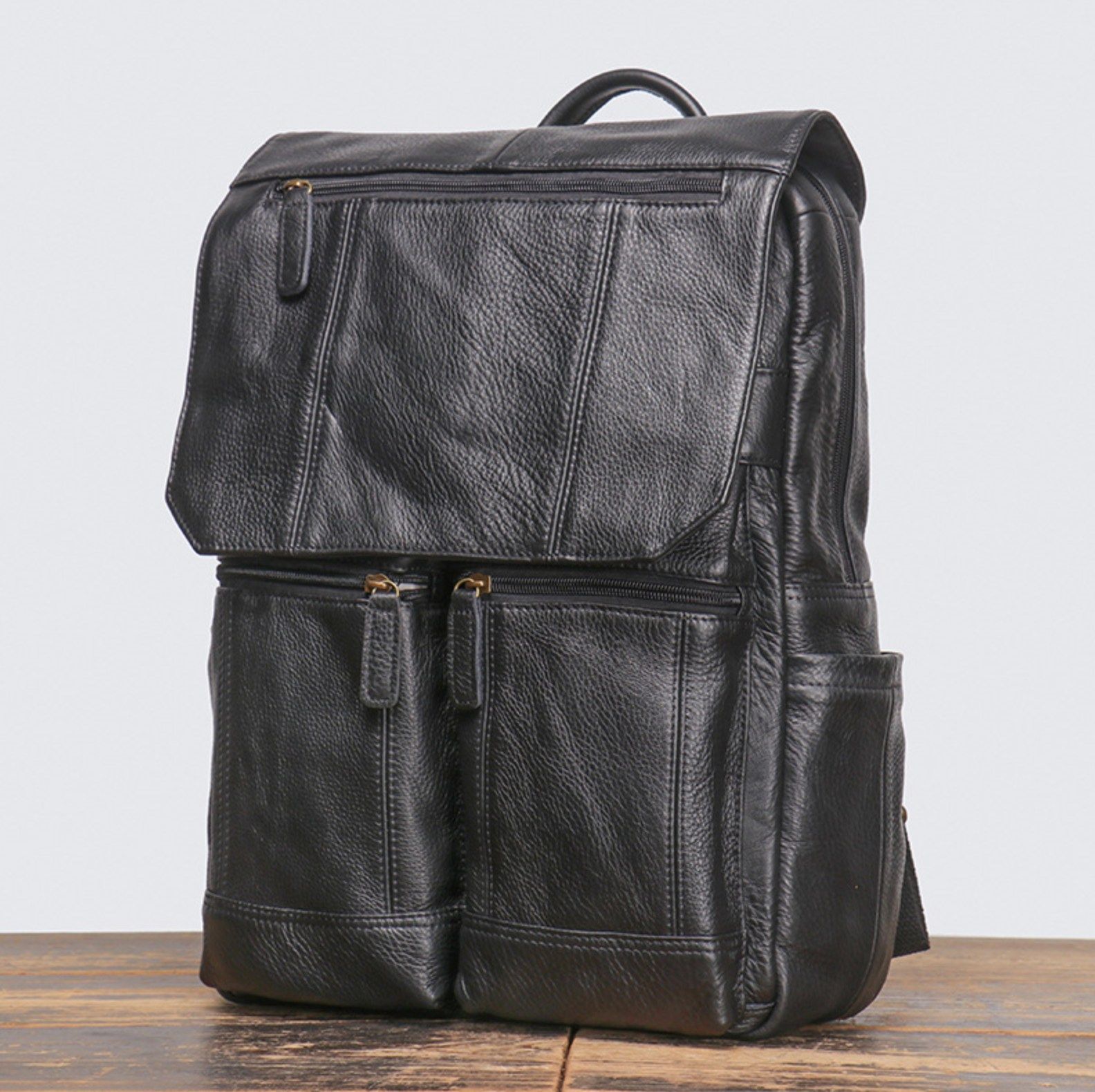 Balo Du Lịch Da Bò Thật RETRO Chứa Laptop Đa Chức Năng BPL311