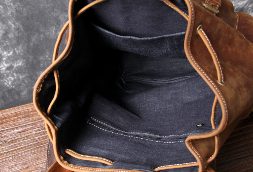 Balo Da Bò Sáp VINTAGE Chứa Laptop Đa Chức Năng BPL341