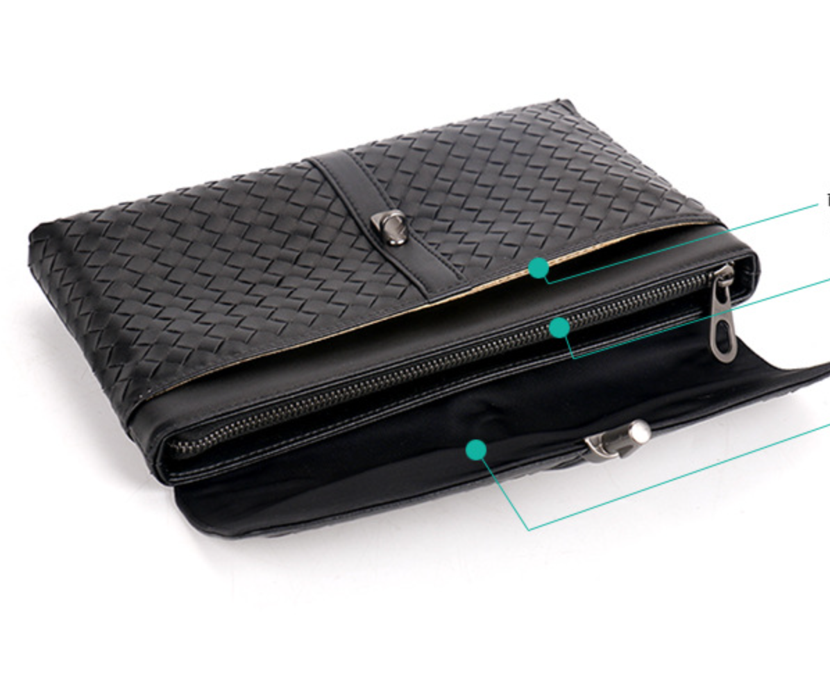 Ví Cầm Tay CLUTCH Nam Da Bò Cao Cấp PRIUS CLH314