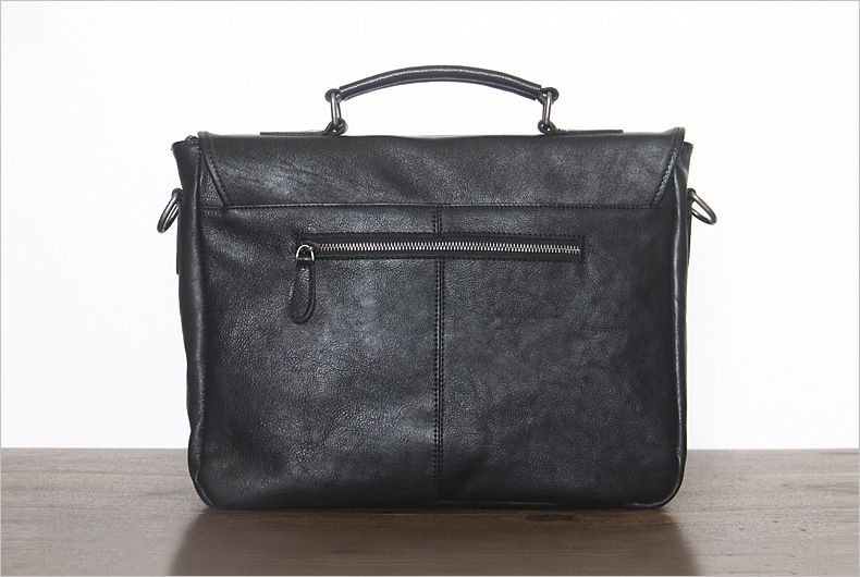 Cặp Da Bò VEG Patina Italy Cao Cấp Xách Tay Đựng Laptop & Hồ Sơ Bussiness SBM356