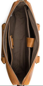 Cặp Da Bò VEG Patina Ý Cao Cấp Xách Tay Đựng Laptop & Hồ Sơ Bussiness Men SBM257