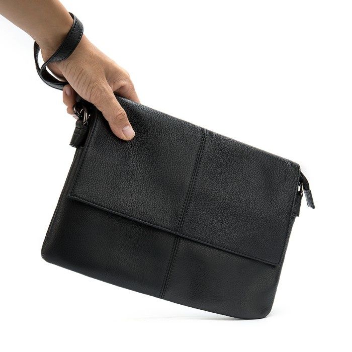 Túi Da Bò Thật Đeo Chéo & Clutch Cầm Tay Đựng IPad - Classic SBM188