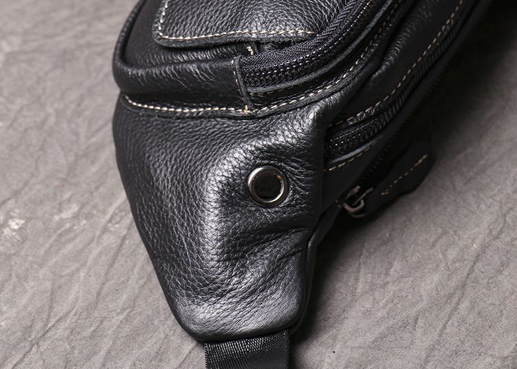 Túi da bò thật đeo chéo ngực và thắt lưng nhỏ gọn SBM144