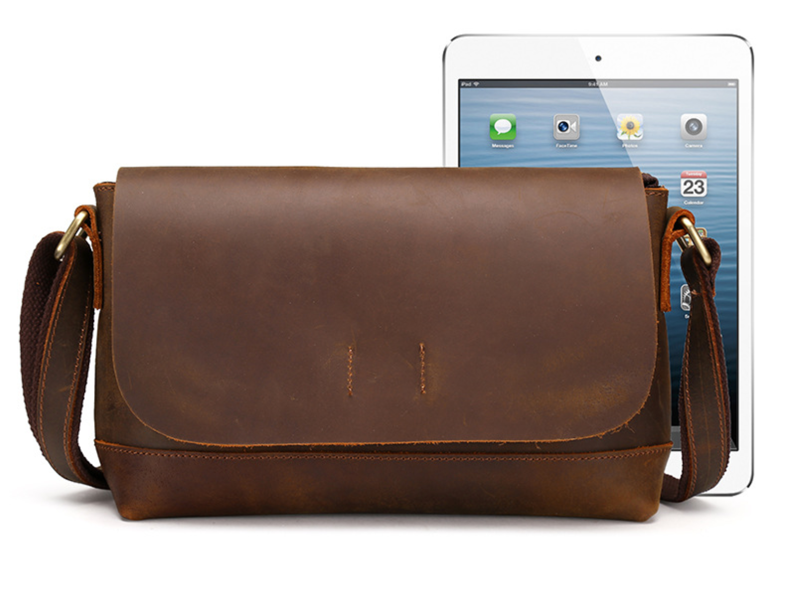 Túi đeo chéo da bò thật Berry & Ken RETRO - Classic edition TUDA SBM121