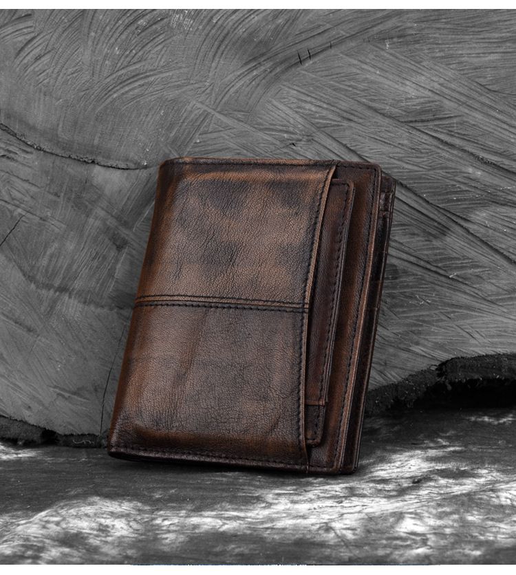 Ví Da Bò Thật Berry & Ken VINTAGE  - Classic Edition W114