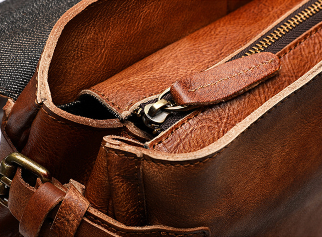 Balo Da Bò VEG Patina Đựng Laptop & Du Lịch Đa Chức Năng BPL359