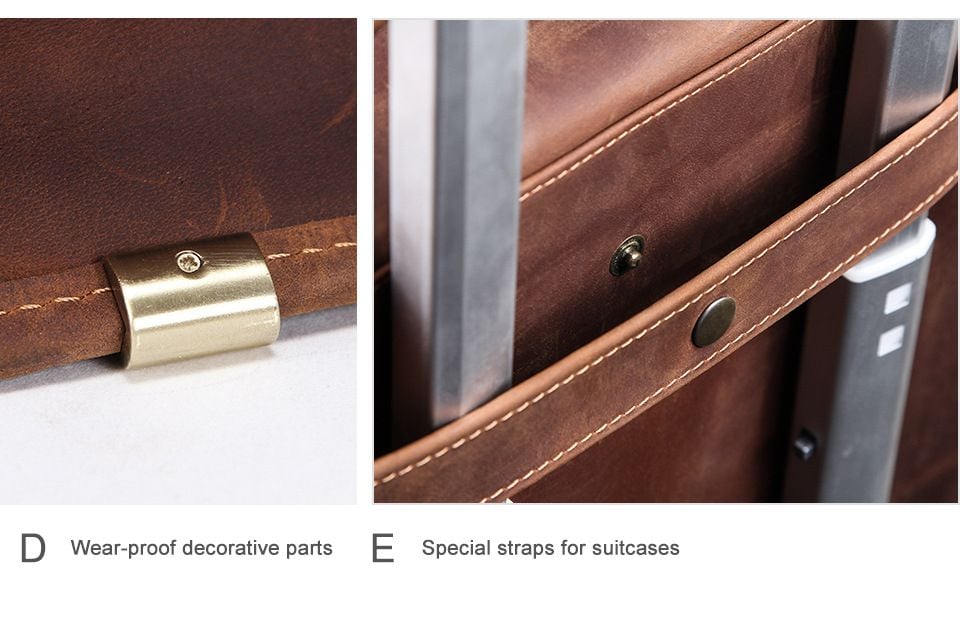 Cặp Da Công Sở Da Bò Sáp Italy Cao Cấp Đựng Laptop RETRO SBM324