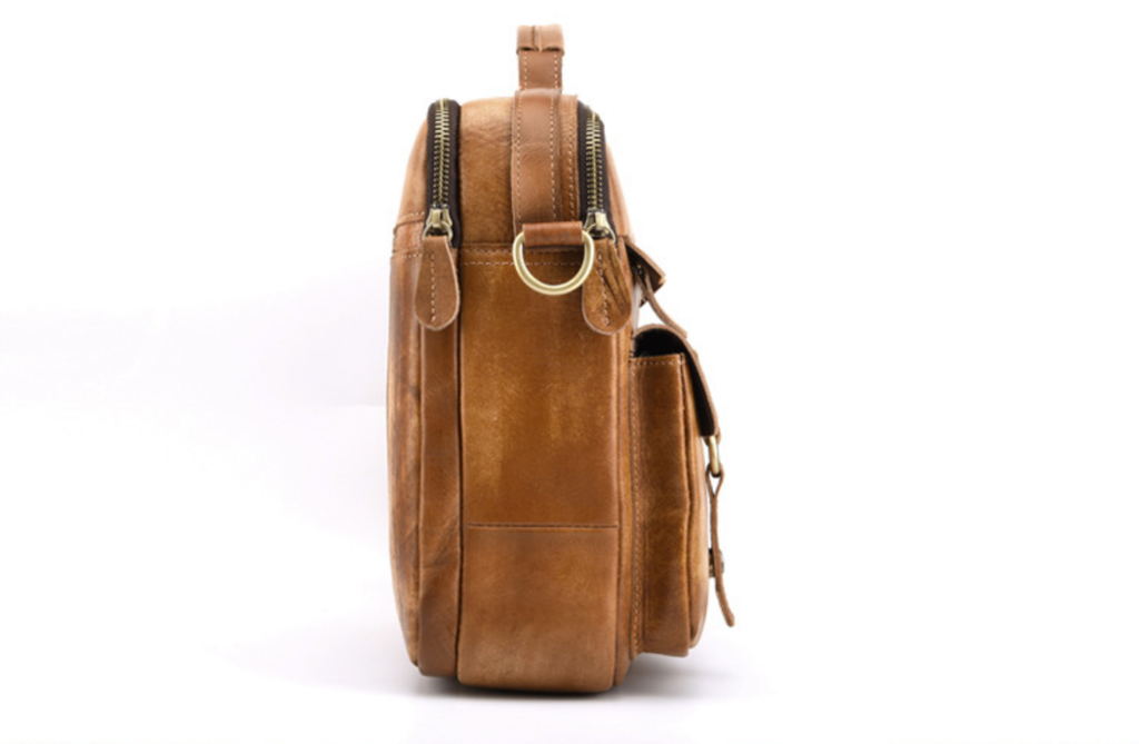 Cặp Da Bò VEG Italy Nhập Khẩu Đựng Laptop Phong Cách Cổ Điển SBM196