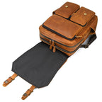 Balo Da Bò Sáp RETRO Chứa Laptop Đa Chức Năng BPL307