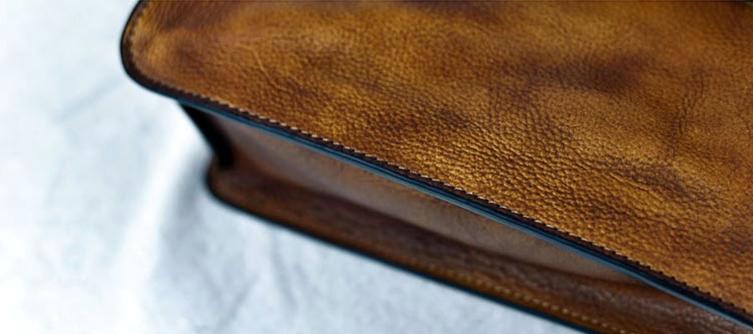 Cặp Da Bò VEG Patina Italy Cao Cấp Xách Tay Đựng Laptop & Hồ Sơ Bussiness Men SBM282