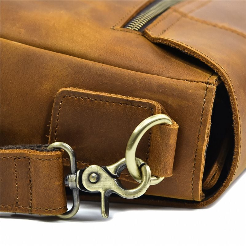 Cặp Da Công Sở  & Doanh Nhân Da Bò Sáp Đựng Laptop VINTAGE SBM275