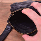 Túi da bò thật nhỏ gọn Berry & Ken RETRO - Classic edition SBM113