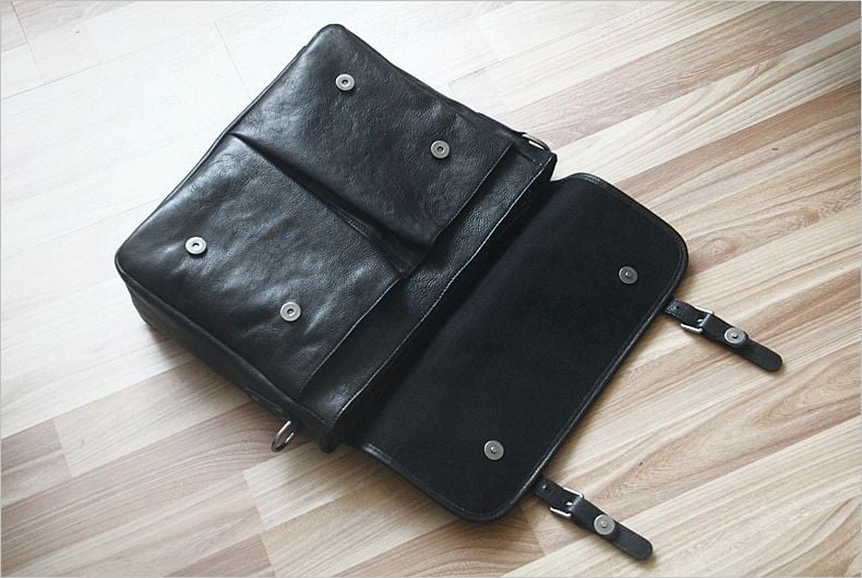 Cặp Da Bò VEG Patina Italy Cao Cấp Xách Tay Đựng Laptop & Hồ Sơ Bussiness SBM356