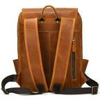 Balo Da Bò Sáp RETRO Chứa Laptop Đa Chức Năng BPL307