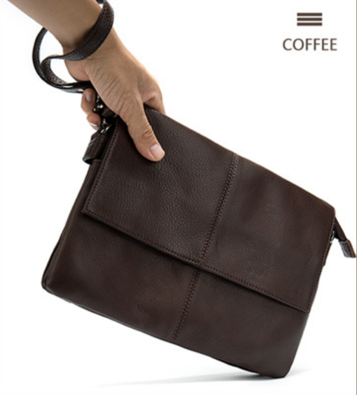 Túi Da Bò Thật Đeo Chéo & Clutch Cầm Tay Đựng IPad - Classic SBM188