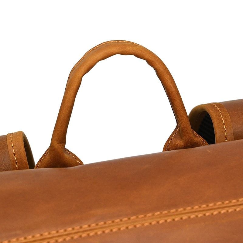 Balo Da Bò Sáp RETRO Chứa Laptop Đa Chức Năng BPL307