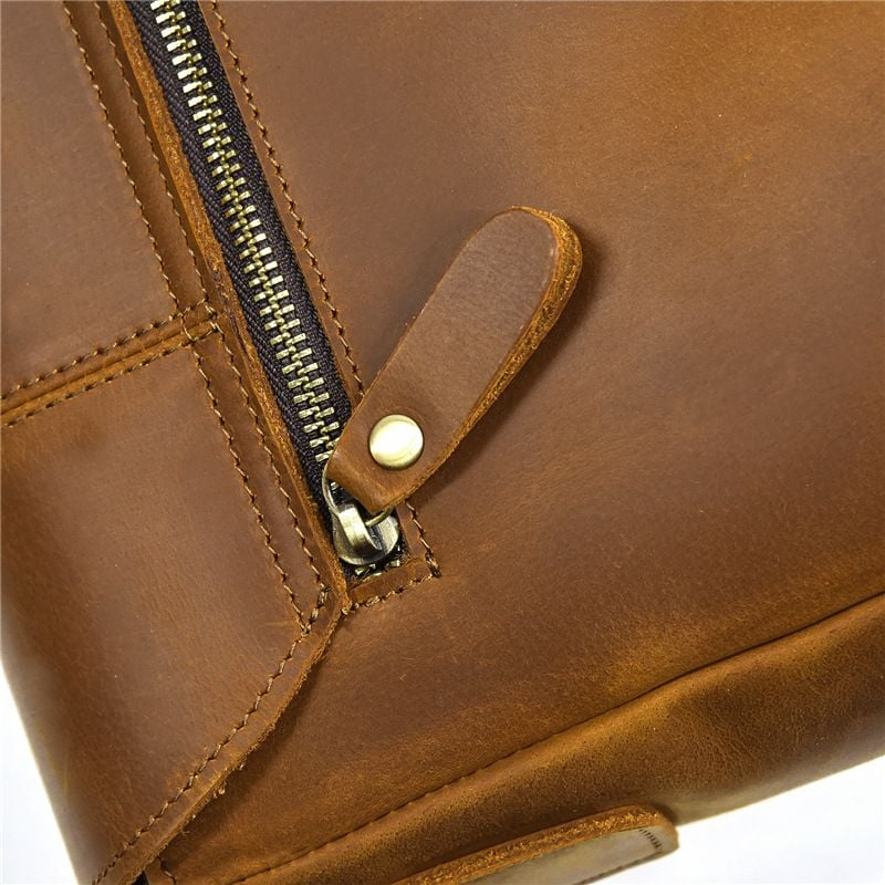 Cặp Da Công Sở  & Doanh Nhân Da Bò Sáp Đựng Laptop VINTAGE SBM275