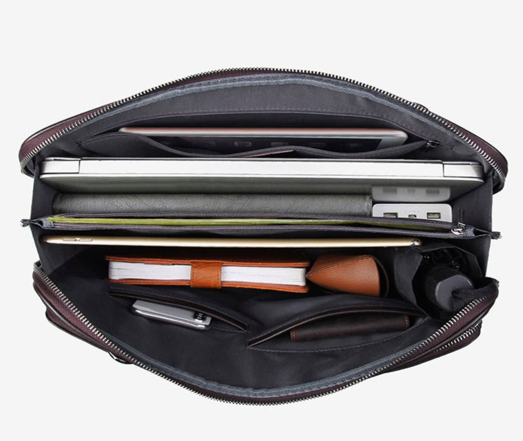 Cặp Da Doanh Nhân Cao Cấp Đựng Laptop & Hồ Sơ SBM254