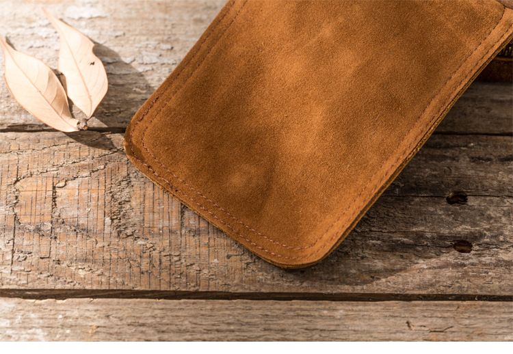 Túi da bò thật nhỏ gọn Berry & Ken RETRO - Classic edition SBM113