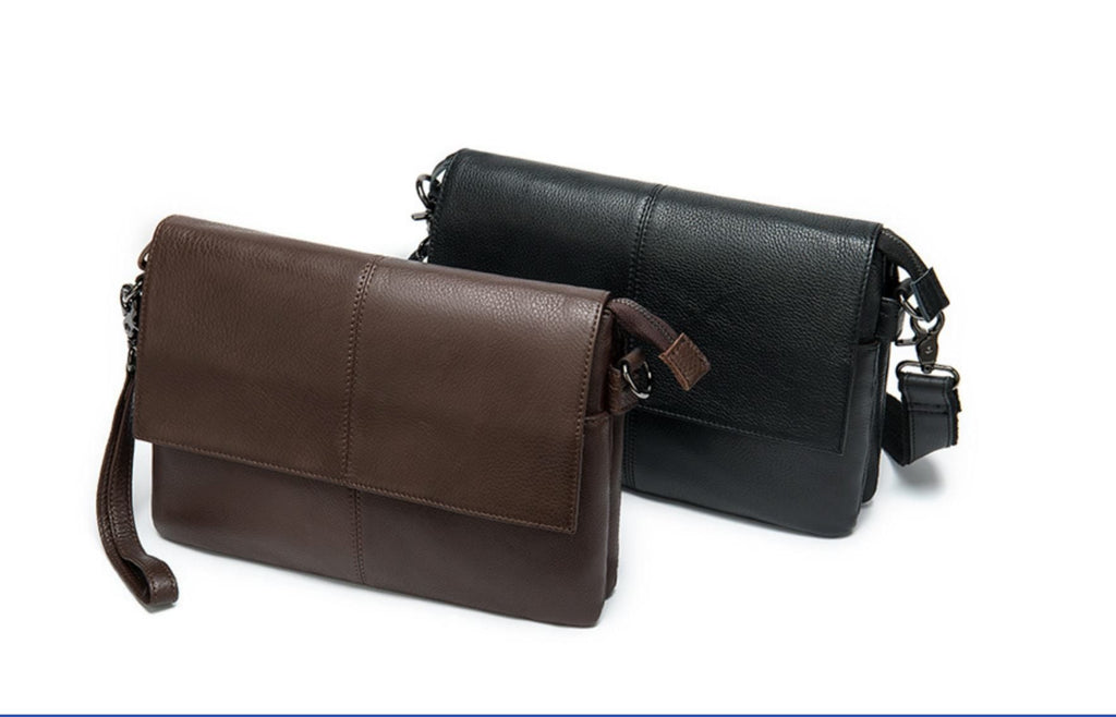 Túi Da Bò Thật Đeo Chéo & Clutch Cầm Tay Đựng IPad - Classic SBM188