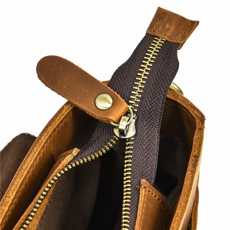 Cặp Da Công Sở  & Doanh Nhân Da Bò Sáp Đựng Laptop VINTAGE SBM275