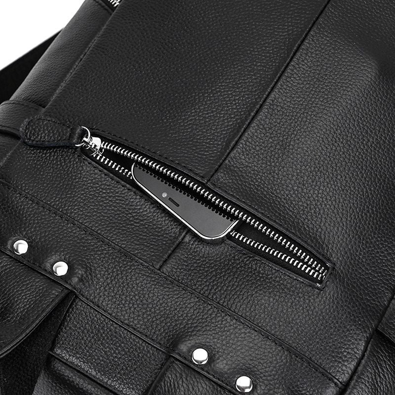 Balo Da Bò Thật RETRO Đựng Laptop & Du Lịch Đa Chức Năng BPL309