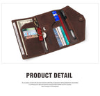 Ví Cầm Tay Da Bò Sáp Nhập Khẩu HUMERPAUL VINTAGE W236