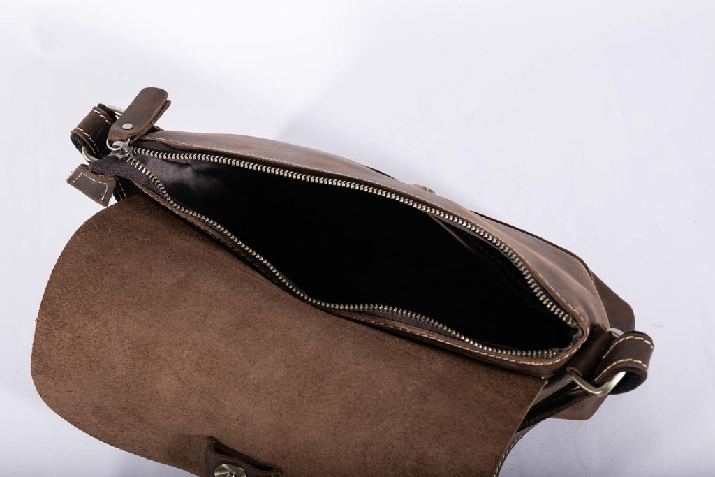 Túi đeo chéo da bò thật Berry & Ken RETRO - Classic edition TUDA SBM121