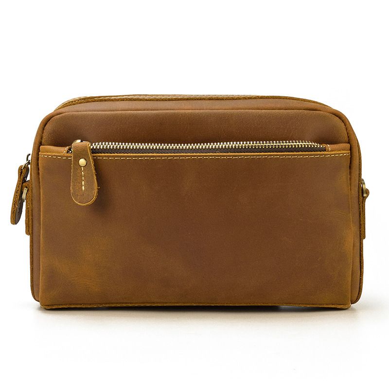 CLUTCH Cầm Tay & Đeo Chéo Đa Năng Da Thật VINTAGE SBM217