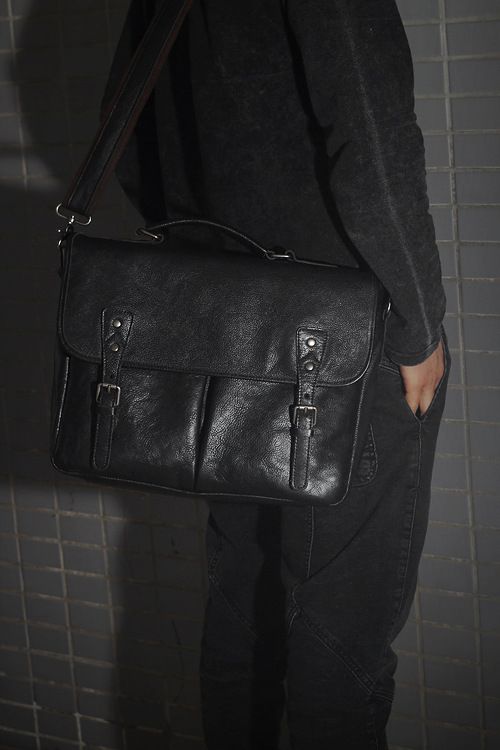 Cặp Da Bò VEG Patina Italy Cao Cấp Xách Tay Đựng Laptop & Hồ Sơ Bussiness SBM356