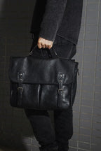 Cặp Da Bò VEG Patina Italy Cao Cấp Xách Tay Đựng Laptop & Hồ Sơ Bussiness SBM356