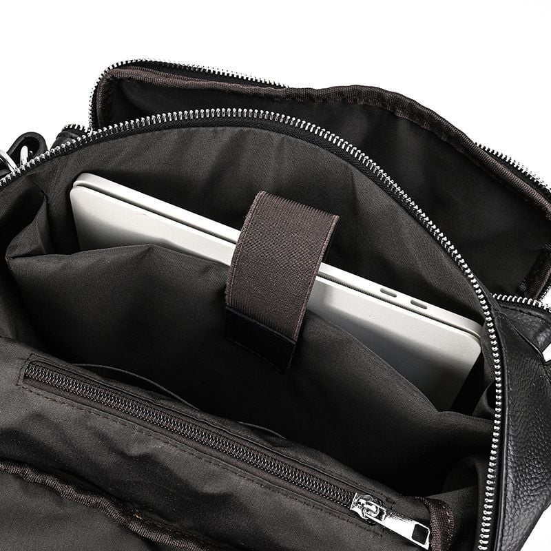 Balo Da Bò Thật RETRO Đựng Laptop & Du Lịch Đa Chức Năng BPL309