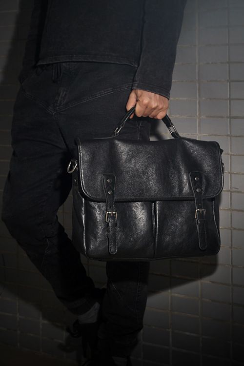 Cặp Da Bò VEG Patina Italy Cao Cấp Xách Tay Đựng Laptop & Hồ Sơ Bussiness SBM356