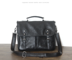 Cặp Da Bò VEG Patina Italy Cao Cấp Xách Tay Đựng Laptop & Hồ Sơ Bussiness SBM356