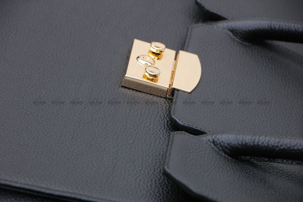 Túi Xách Nữ Da Bò Mill Ý Cao Cấp Đựng Laptop & Hồ Sơ TUDA SBM420