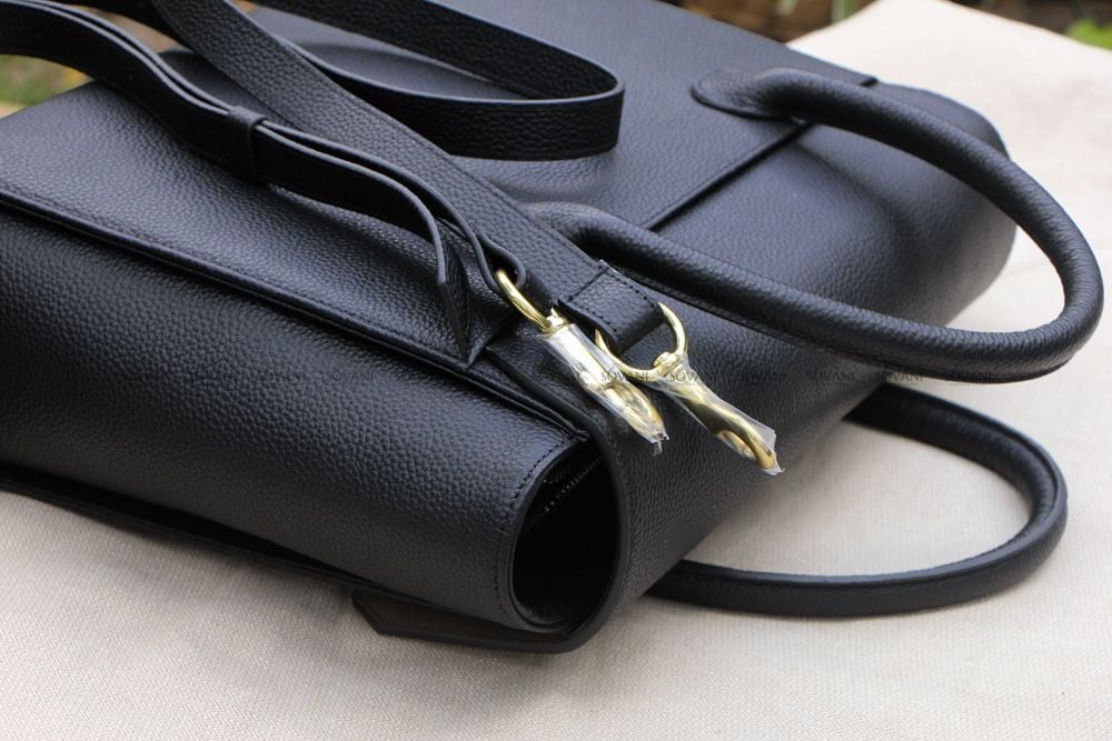 Túi Xách Nữ Da Bò Mill Ý Cao Cấp Đựng Laptop & Hồ Sơ TUDA SBM420