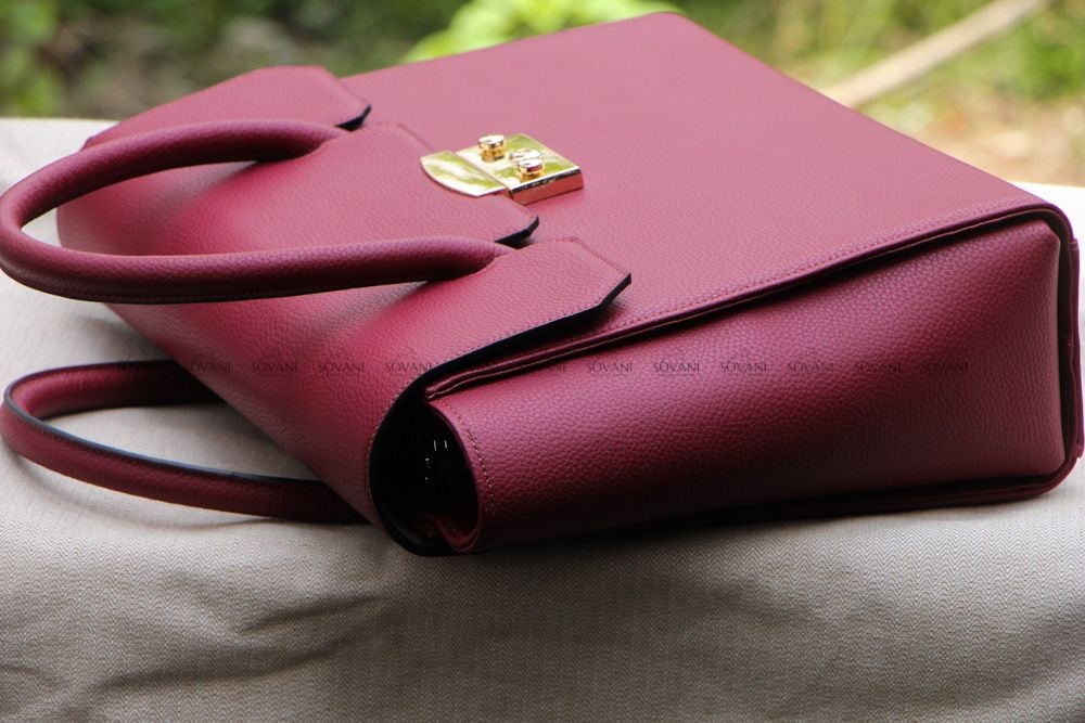 Túi Xách Nữ Da Bò Mill Ý Cao Cấp Đựng Laptop & Hồ Sơ TUDA SBM420