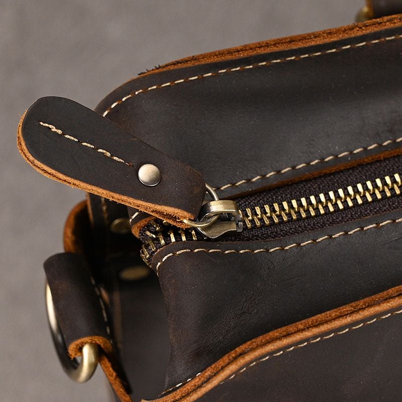 Cặp Da Công Sở Da Bò Sáp Cao Cấp Đựng Laptop RETRO SBM384