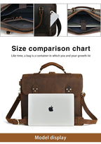 Cặp Da Công Sở Da Bò Sáp Italy Cao Cấp Đa Năng Kết Hợp Balo SBM390