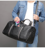 Túi Du Lịch Da Thật Xách Tay & Đeo Chéo VINTAGE TUDA TBL411