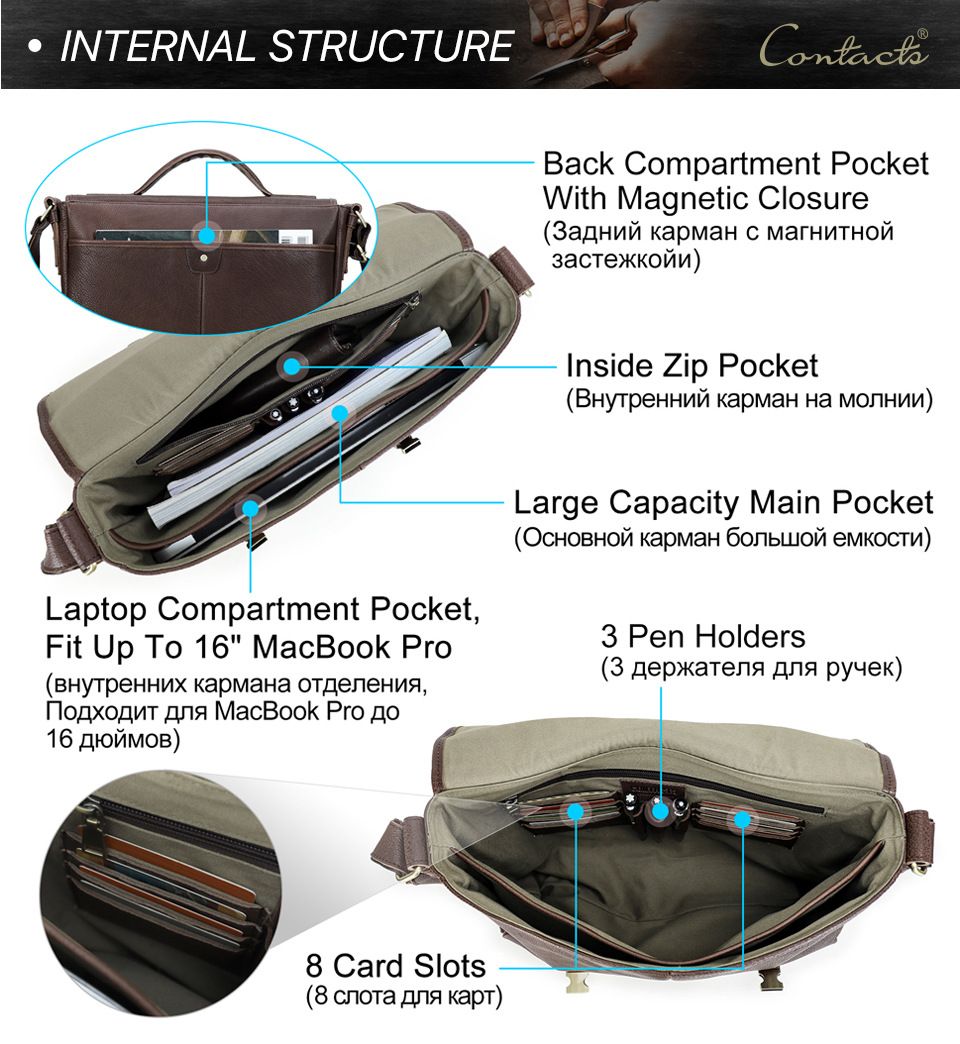 Cặp Da Công Sở & Doanh Nhân Da Thật Đựng Laptop VINTAGE TUDA SBM398