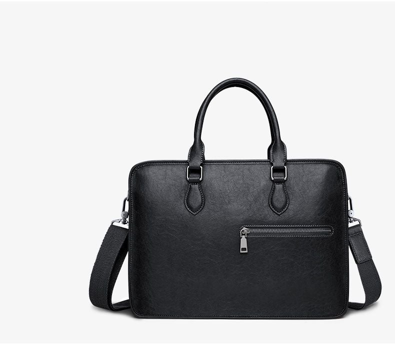 Cặp Da Thật VEG Patina Cao Cấp William POLO Đựng Laptop & Hồ Sơ TUDA SBM412