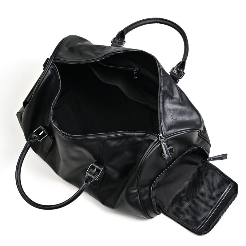 Túi Du Lịch Da Bò Thật Dung Tích Lớn Có Ngăn Chứa Giầy Phong Cách Âu Mỹ TBL416