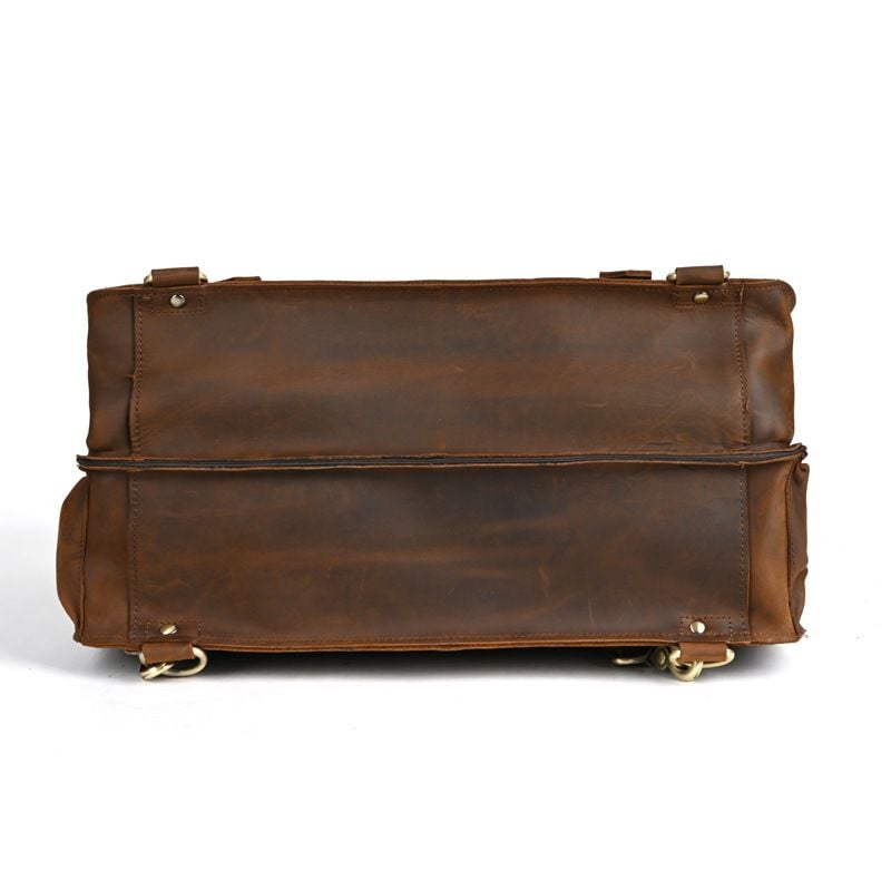 Cặp Da Công Sở Da Bò Sáp Italy Cao Cấp Đa Năng Kết Hợp Balo SBM390