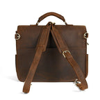 Cặp Da Công Sở Da Bò Sáp Italy Cao Cấp Đa Năng Kết Hợp Balo SBM390