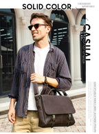 Cặp Da Công Sở & Doanh Nhân Da Thật Đựng Laptop VINTAGE TUDA SBM398