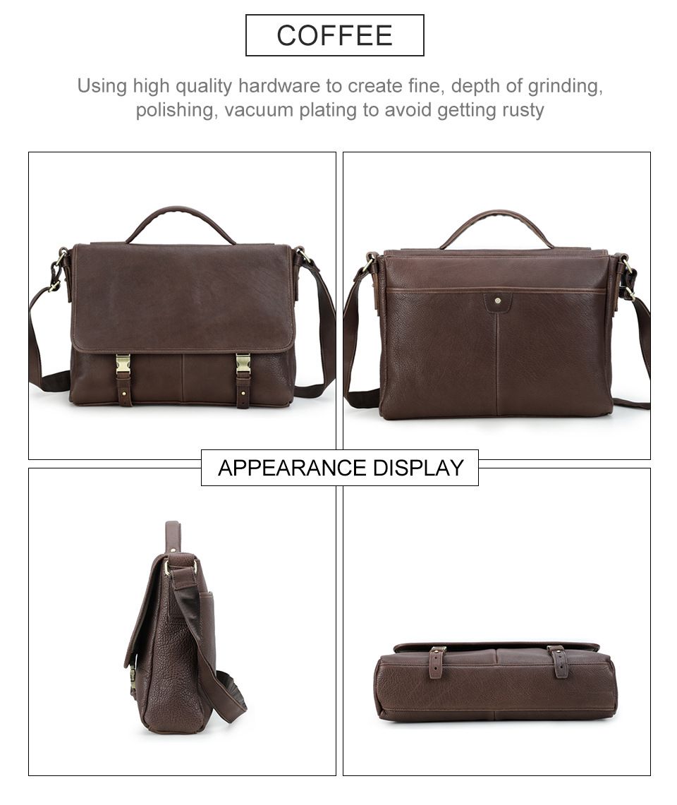 Cặp Da Công Sở & Doanh Nhân Da Thật Đựng Laptop VINTAGE TUDA SBM398