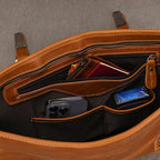 Cặp Da Công Sở Da Bò Sáp Cao Cấp Đựng Laptop VINTAGE TUDA SBM399